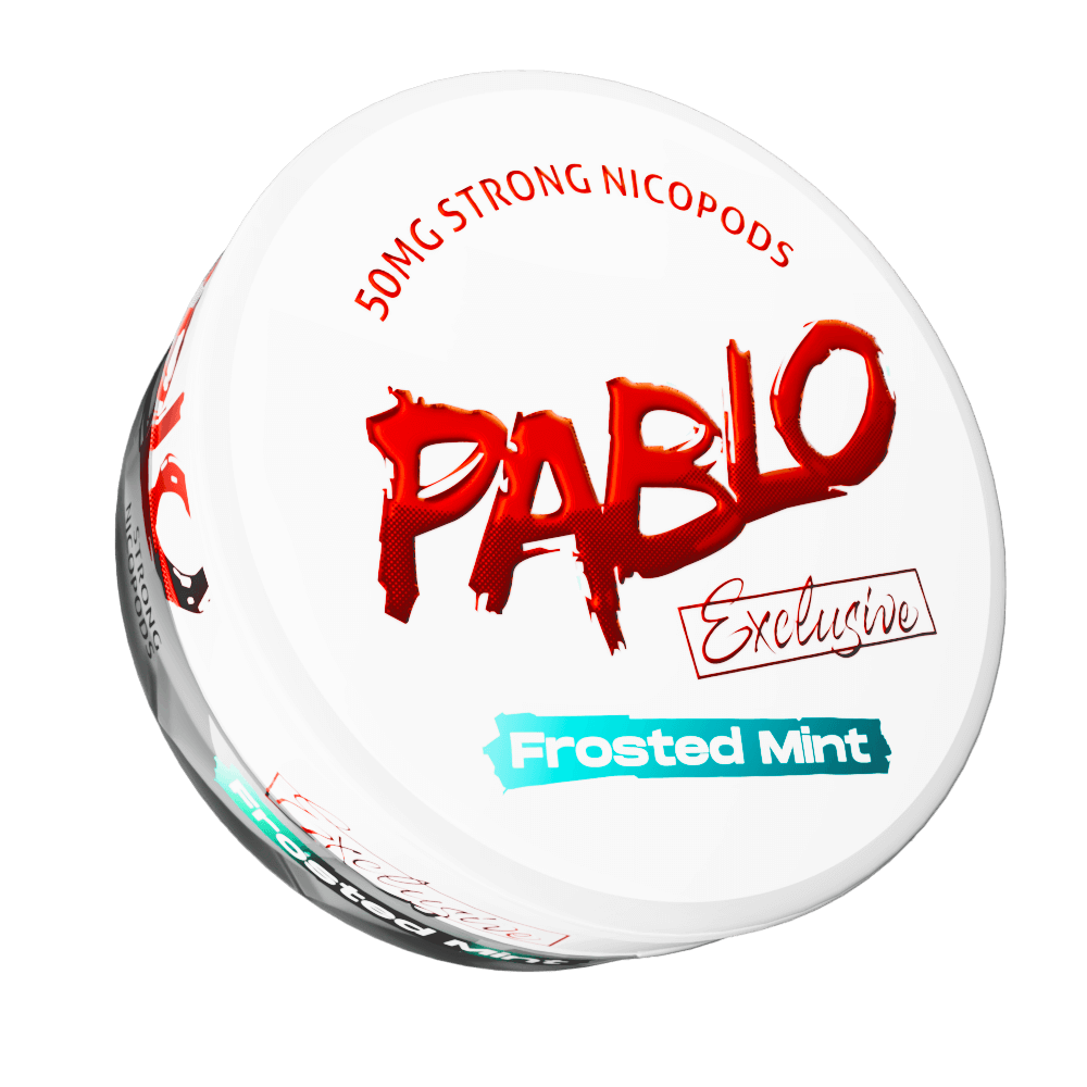 PABLO PABLO PABLO Frosted Mint Pablo Exclusive Frosted Mint Nicotine Pods | Buy Online at SnusHotline